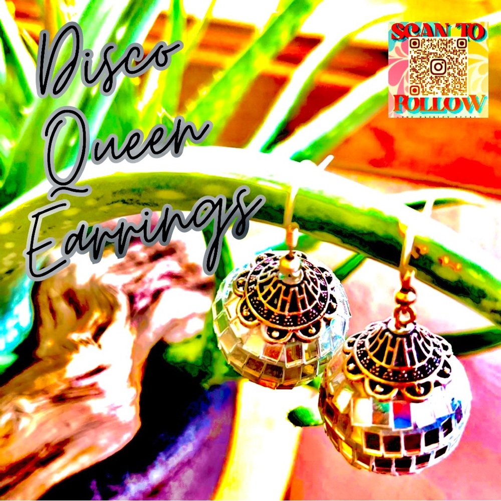 DISCO QUEEN DANGLE EARRINGS
